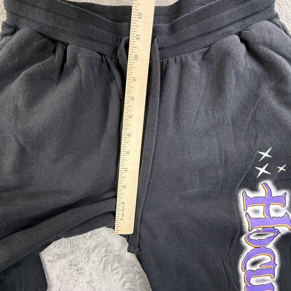 Disney Hocus Pocus Pants Womens Large Black Joggers Sweatpants Halloween 29x26 - Picture 9 of 16